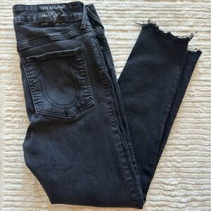 True Religion Jennie Curvy Mid Rise Skinny Jeans - Size 31